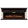 Каминокомплект Royal Thermo Aurora RTFP/P-AR60LS + портал Michigan 60 камень молочный/шпон темный дуб