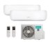 Мульти сплит-система на 2 комнаты 25+25 м2 Hisense AMW2-14U4RGC/2*AMS-09UW4RVETG00 Premium Design Super DC Inverter